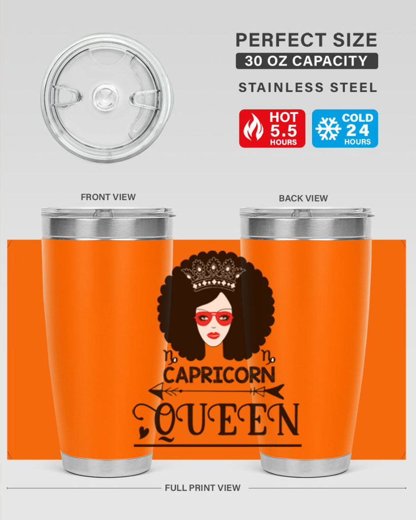 Capricorn queen 197#- zodiac- Tumbler
