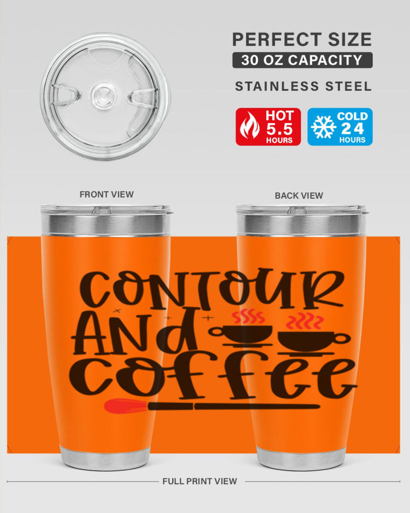 Contour And Coffee Style 242#- make up- Tumbler