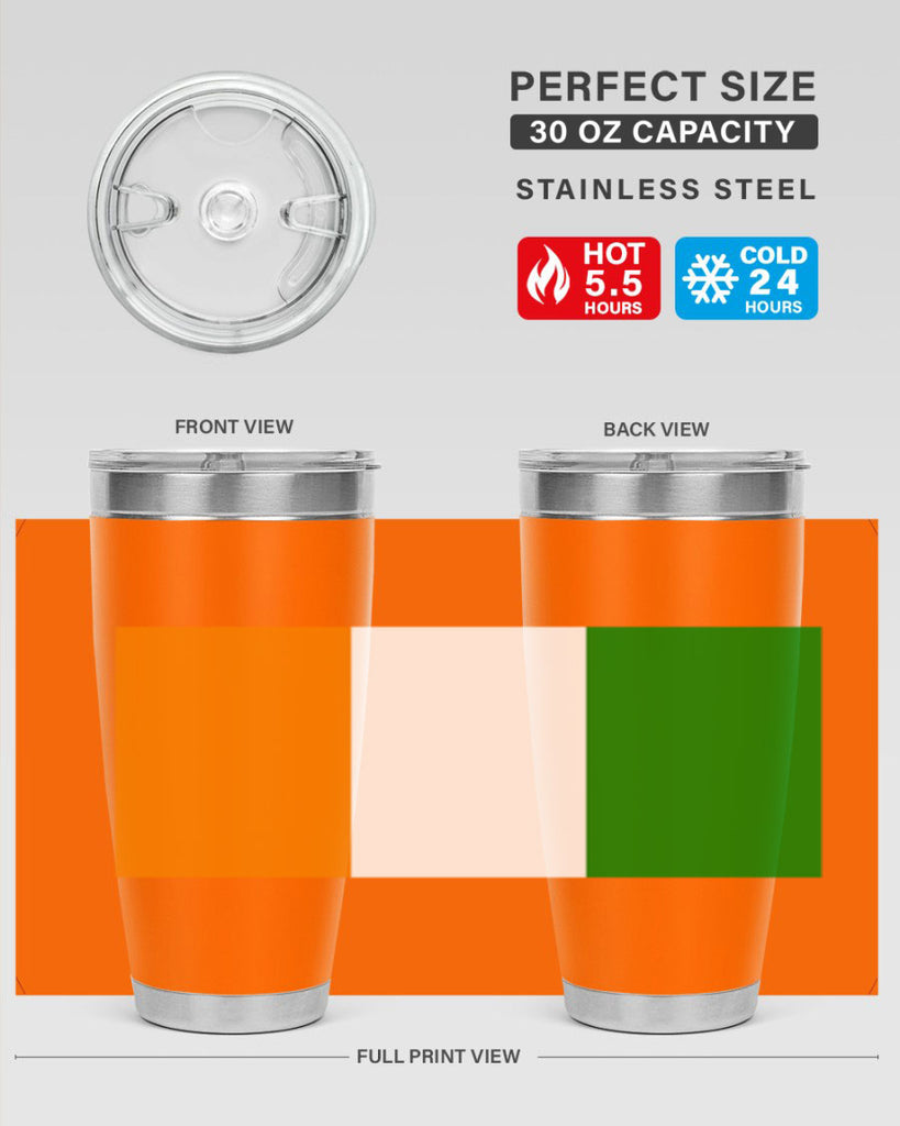 Cote dIvoire 156#- world flags- Tumbler