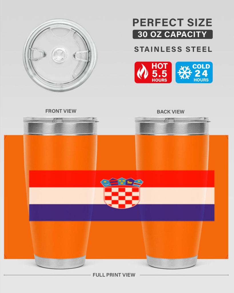 Croatia 155#- world flags- Tumbler