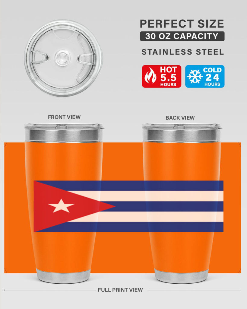 Cuba 154#- world flags- Tumbler
