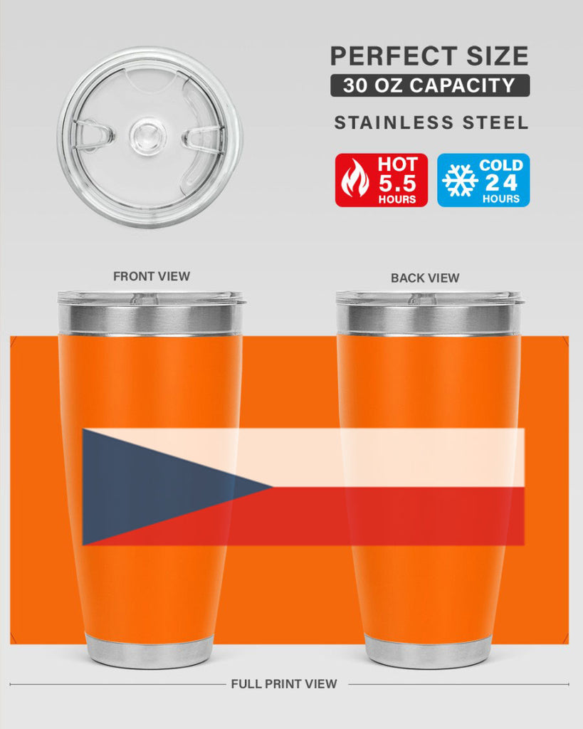 Czechia 152#- world flags- Tumbler