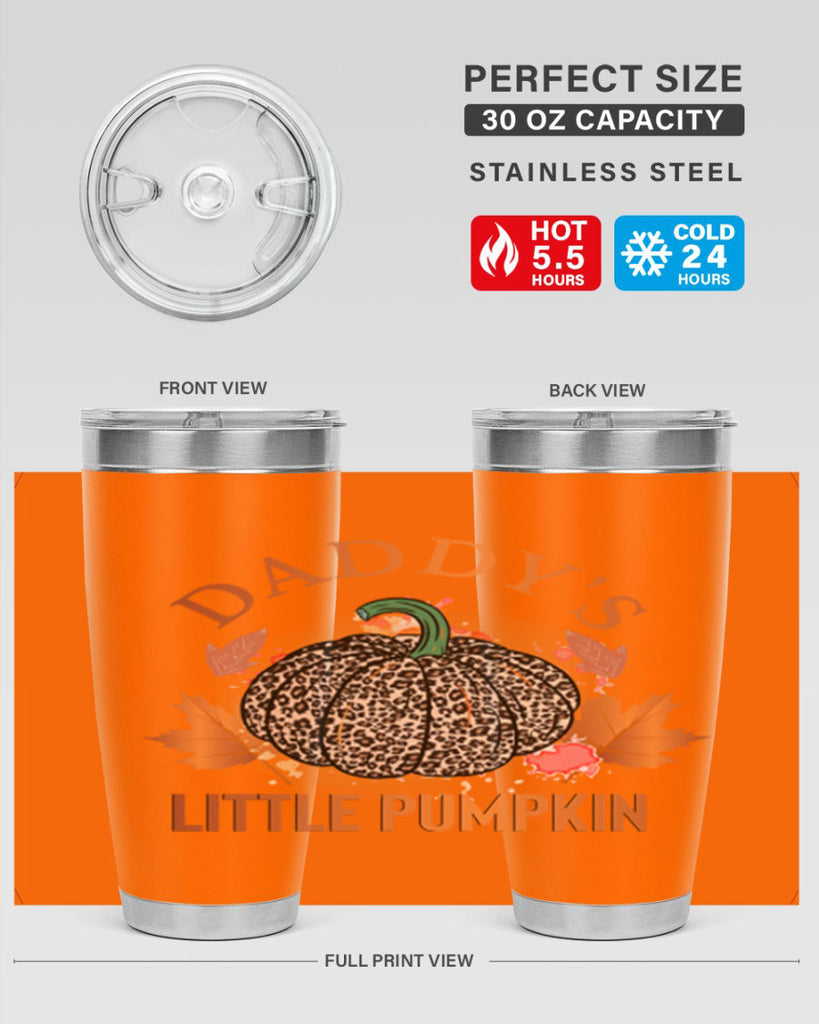 Daddys Little Pumpkin 67#- fall- Tumbler
