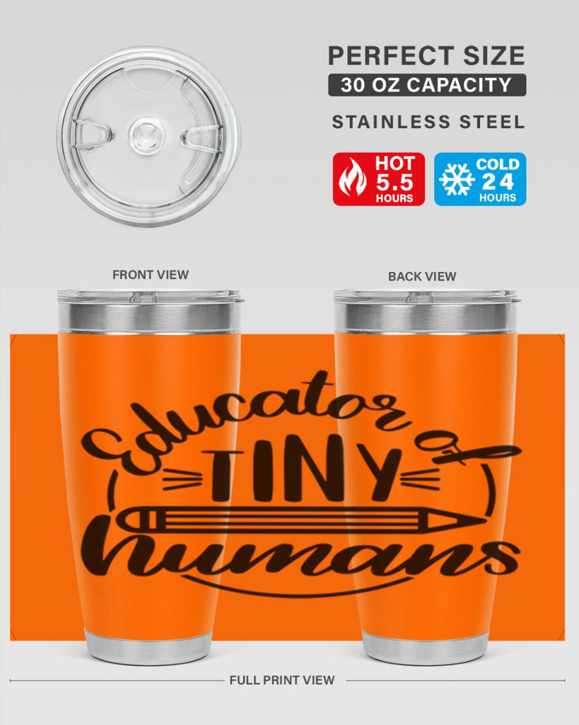 Educator Of Tiny Humans Style 76#- teacher- tumbler