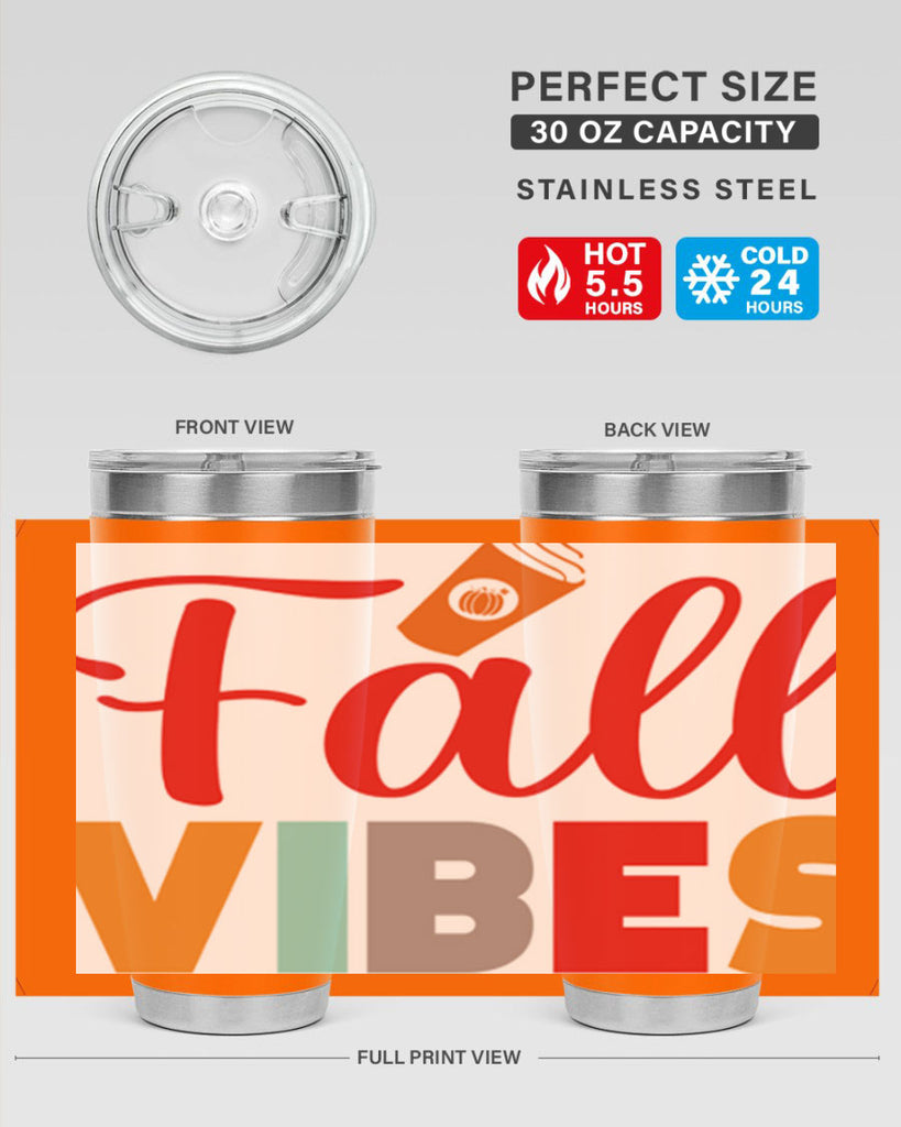FallVibesdesign 166#- fall- Tumbler