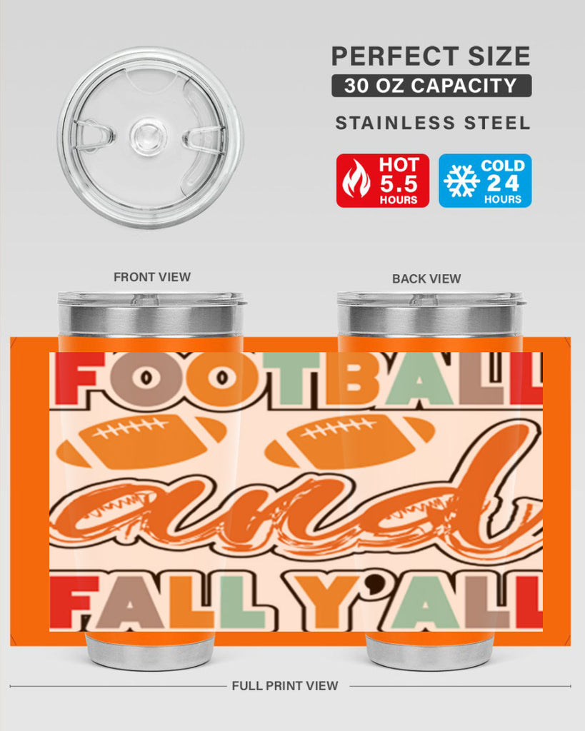 FootballandFallYall 186#- fall- Tumbler