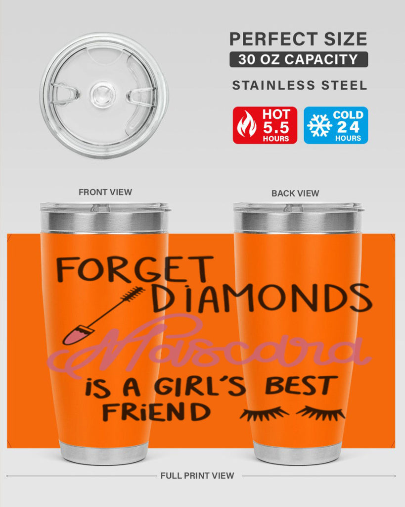 Forget Diamonds Mascara is a Girls Best Friend Style 100#- make up- Tumbler