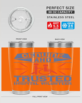 Genuine and Trusted Hospital Volunteer Style 2#- volunteer- Tumbler