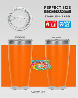 Graphic Owl Tiedye A TurtleRabbit 8#- owl- Tumblers
