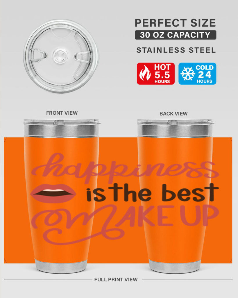 Happiness is the Best Makeup Style 94#- make up- Tumbler