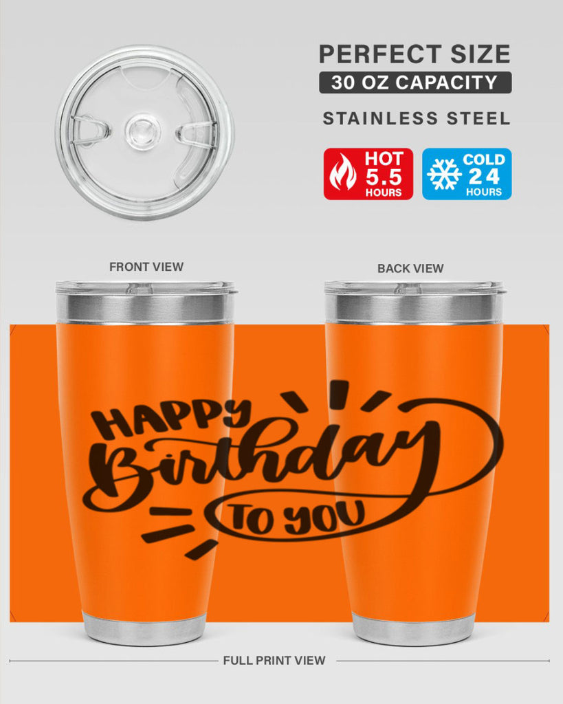 Happy Birthday To You Style 4#- birthday- tumbler