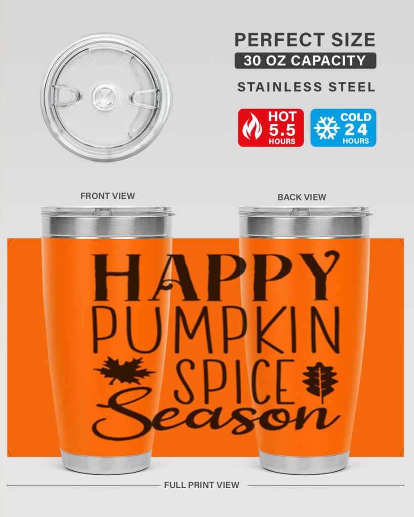 Happy Pumpkin Spice Sason 241#- fall- Tumbler