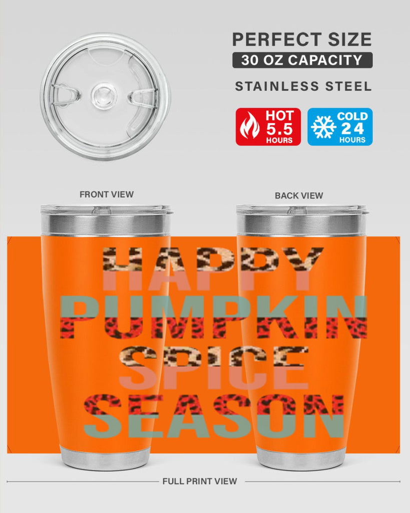 Happy pumpkin spice season 242#- fall- Tumbler