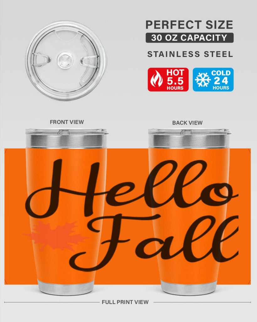 Hello Fall 274#- fall- Tumbler
