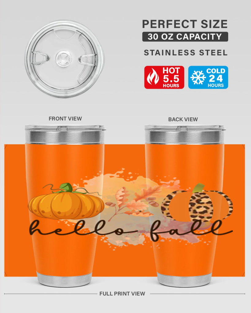 Hello Fall 277#- fall- Tumbler