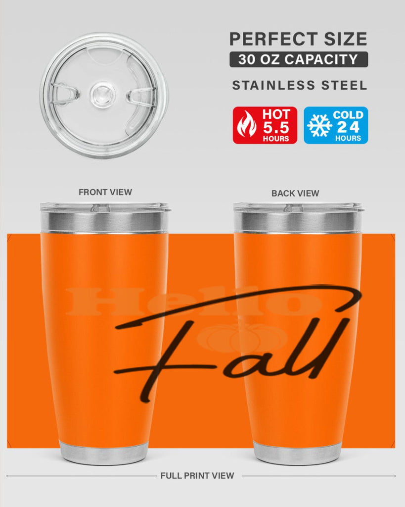 Hello Fall 279#- fall- Tumbler