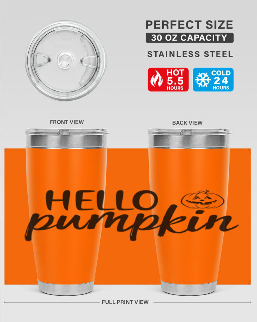 Hello Pumpkin 286#- fall- Tumbler