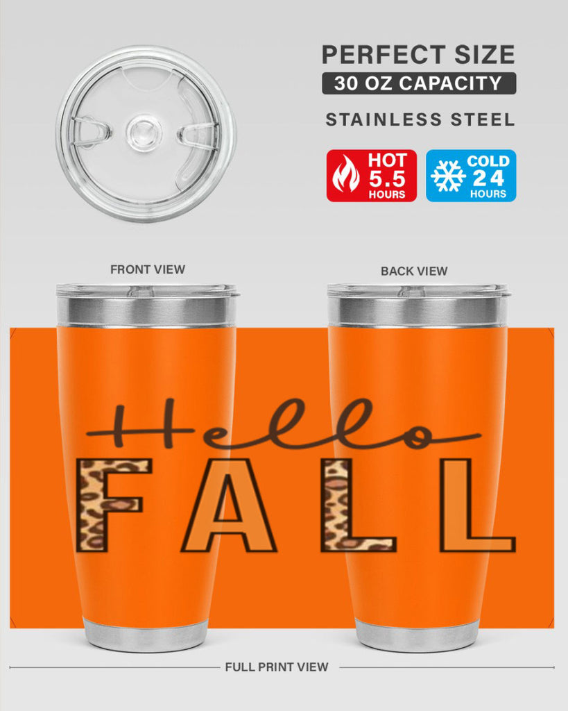 Hello fall 276#- fall- Tumbler