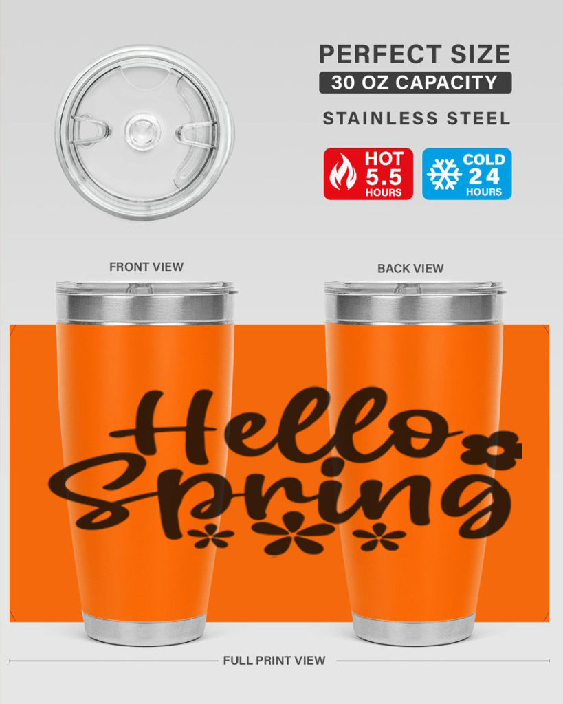 Hello spring  design 232#- spring- Tumbler