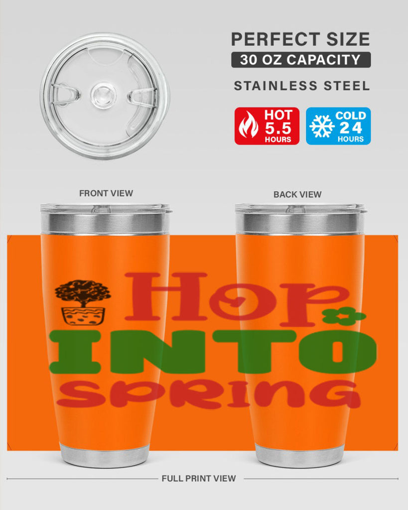 Hop into Spring 251#- spring- Tumbler