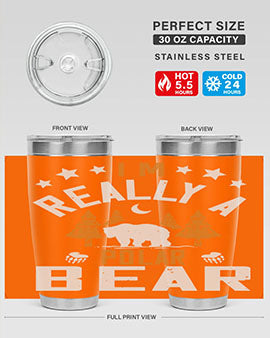 I'm really a polar bear 17#- Bears- Tumbler