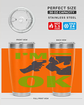Im ok Style 30#- corona virus- Tumbler
