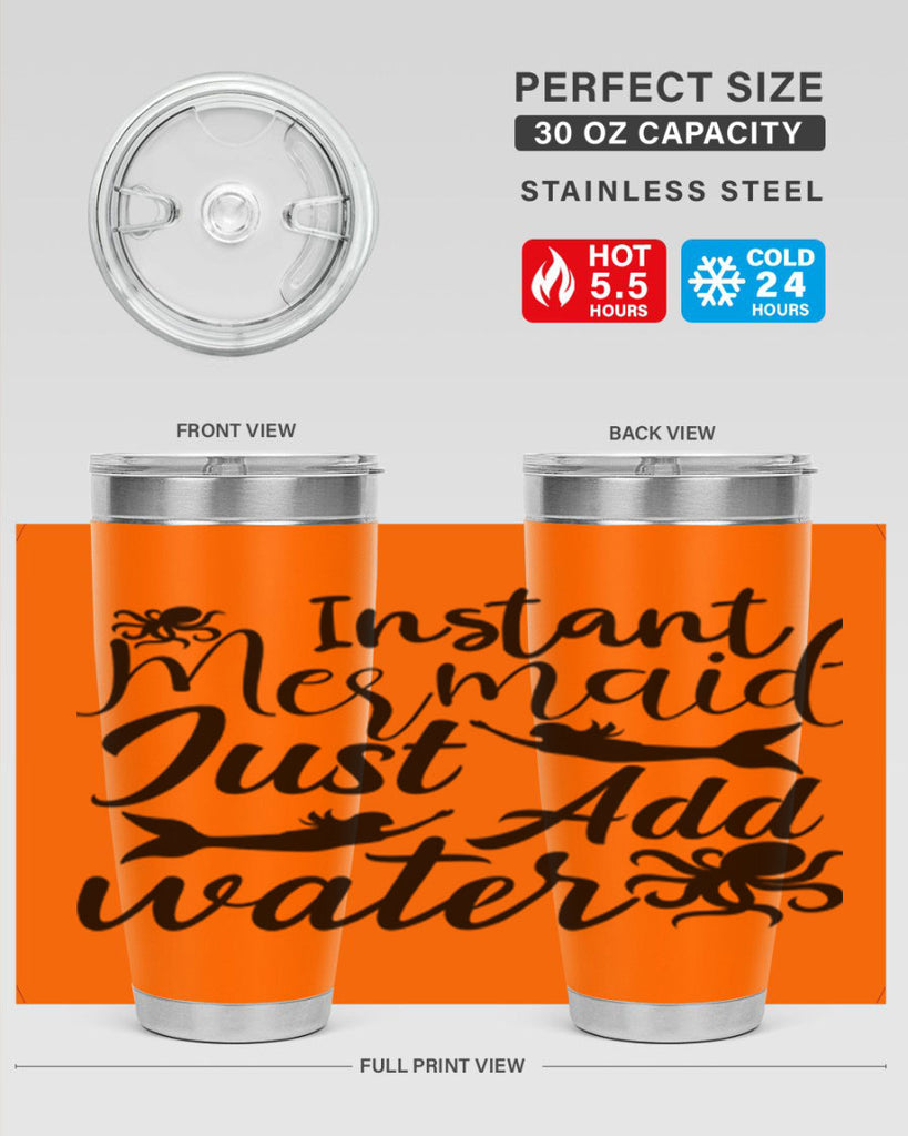 Instant Mermaid Just Add Water 270#- mermaid- Tumbler