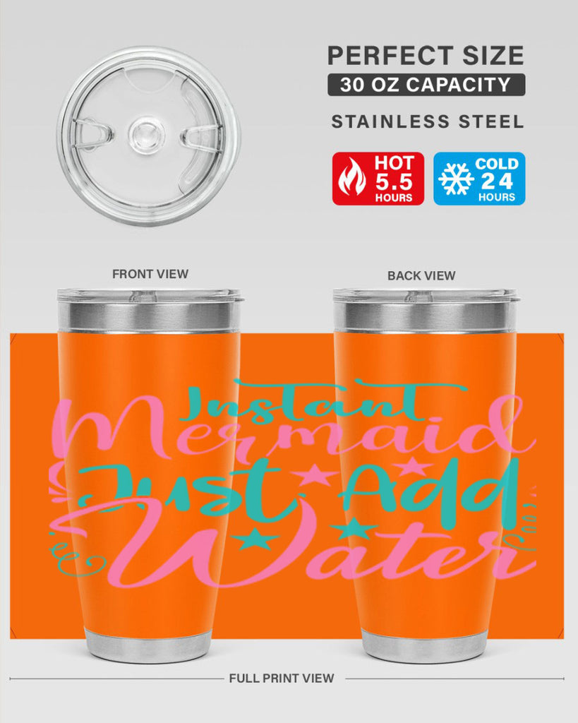 Instant Mermaid Just Add Water 271#- mermaid- Tumbler
