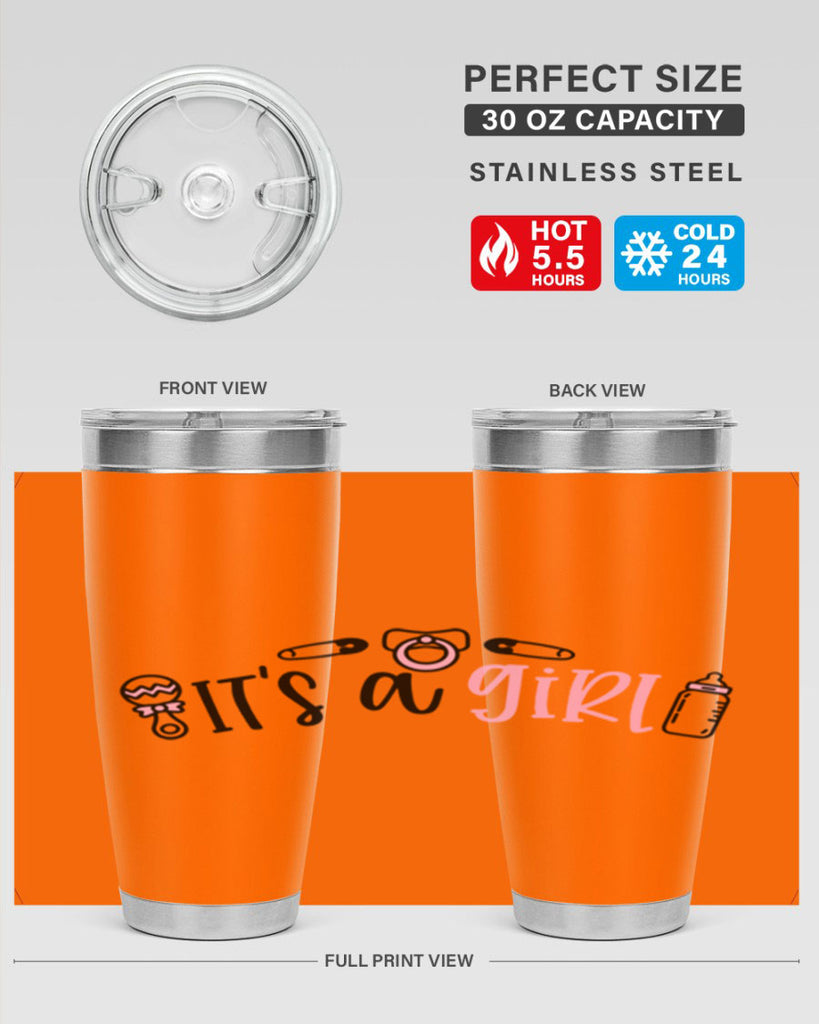 Its A Girl Style 78#- baby- tumbler