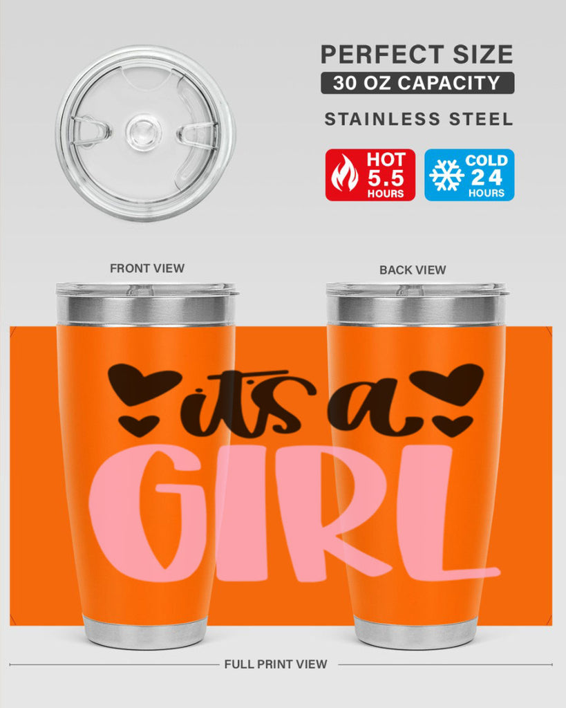 Its A Girl Style 79#- baby- tumbler