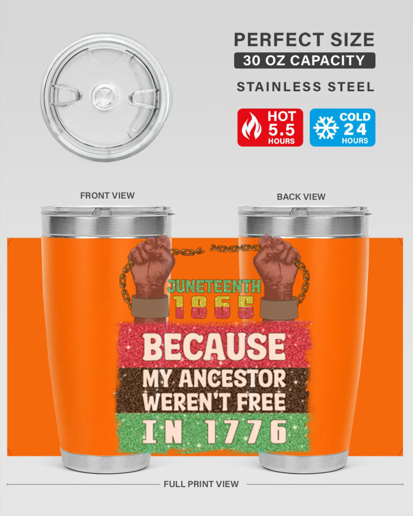 Juneteenth 1865 Ancestor 4#- Juneteenth- tumbler