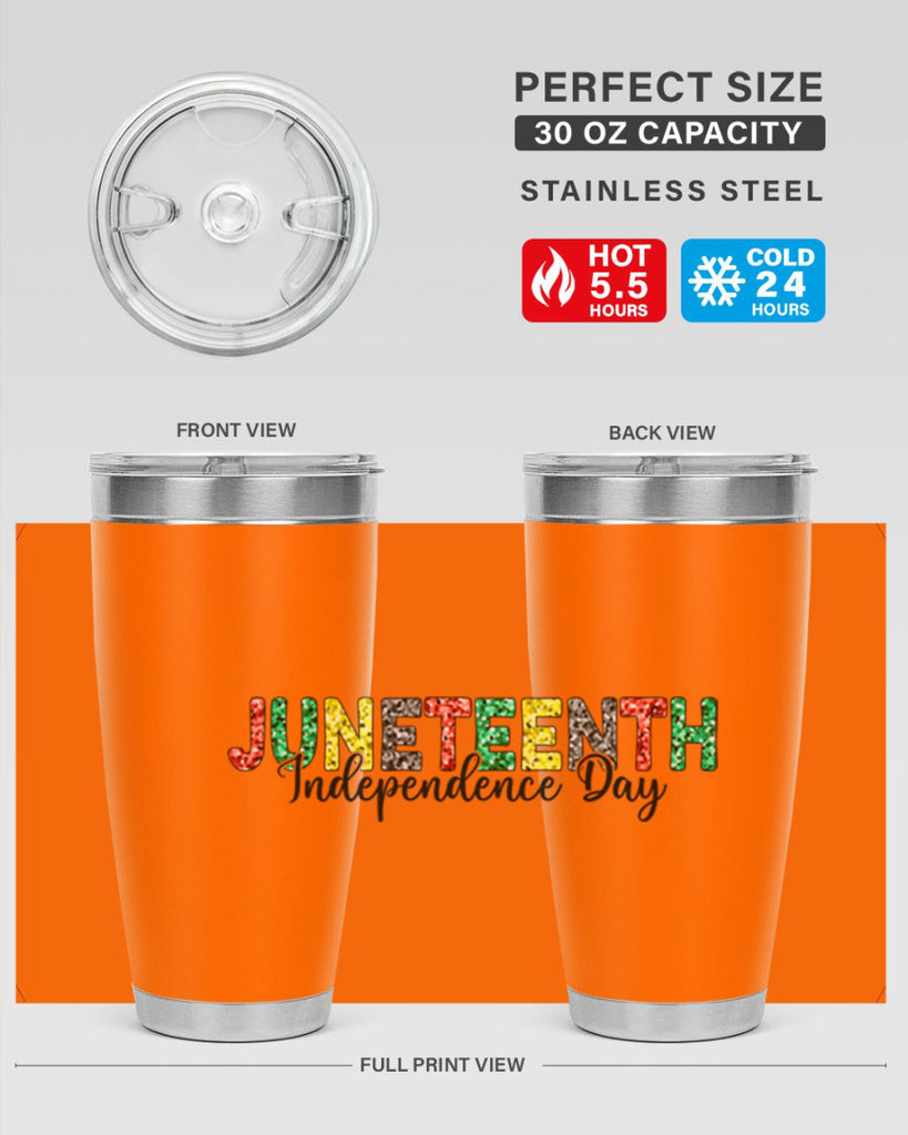 Juneteenth Independence Day 37#- Juneteenth- tumbler