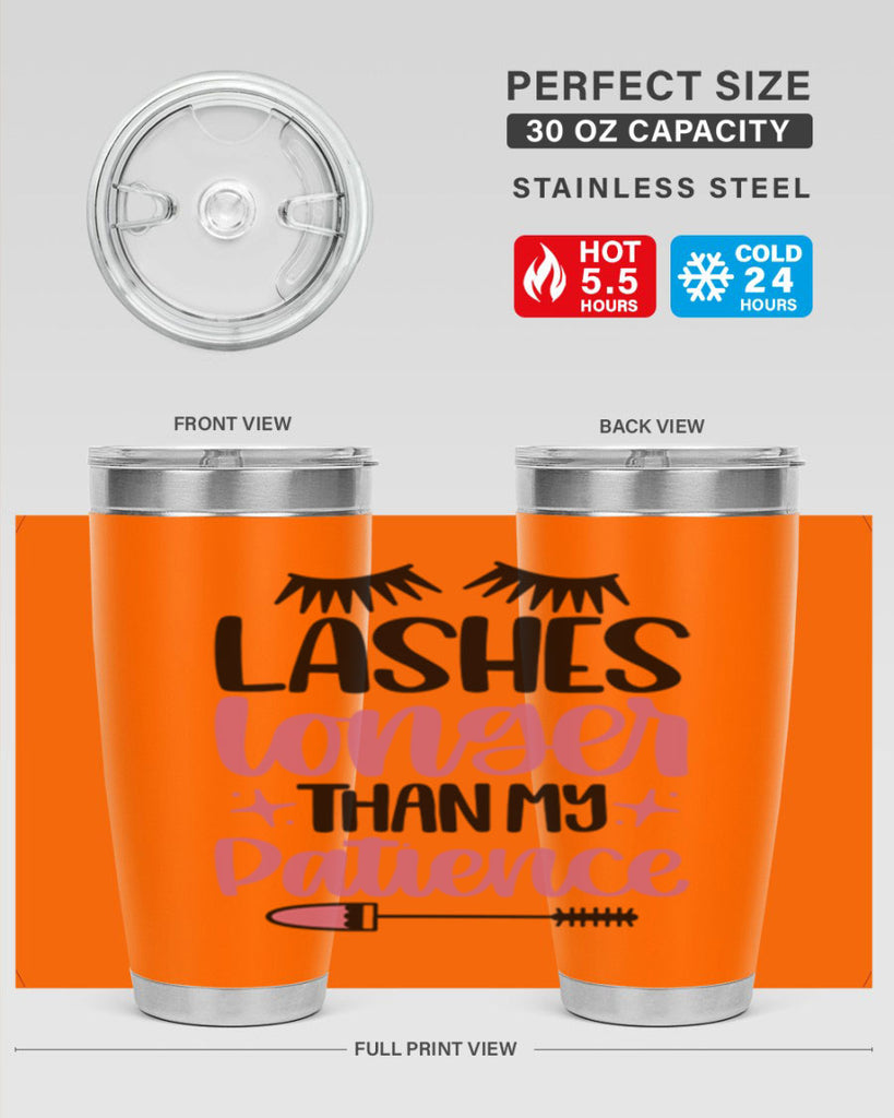 Lashes Longer Than My Patience Style 66#- make up- Tumbler