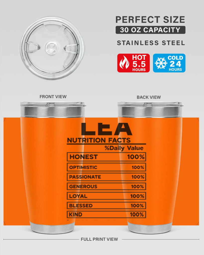 Lea Nutrition Facts 276#- zodiac- Tumbler