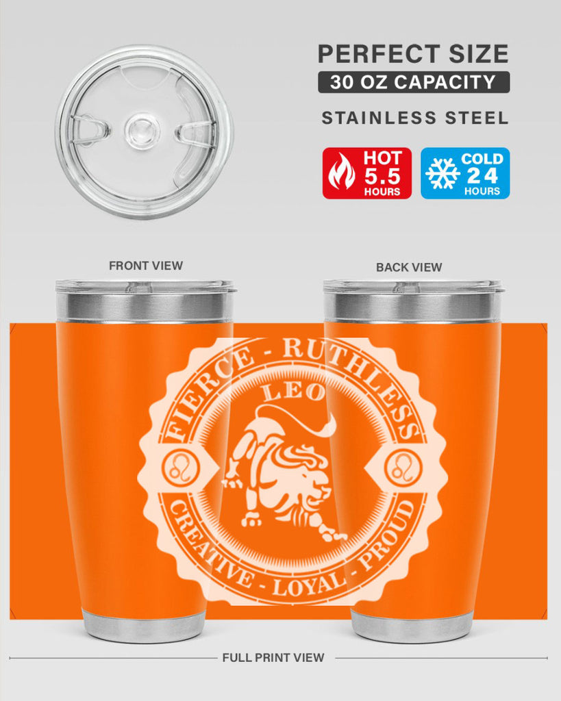 Leo 20#- zodiac- Tumbler