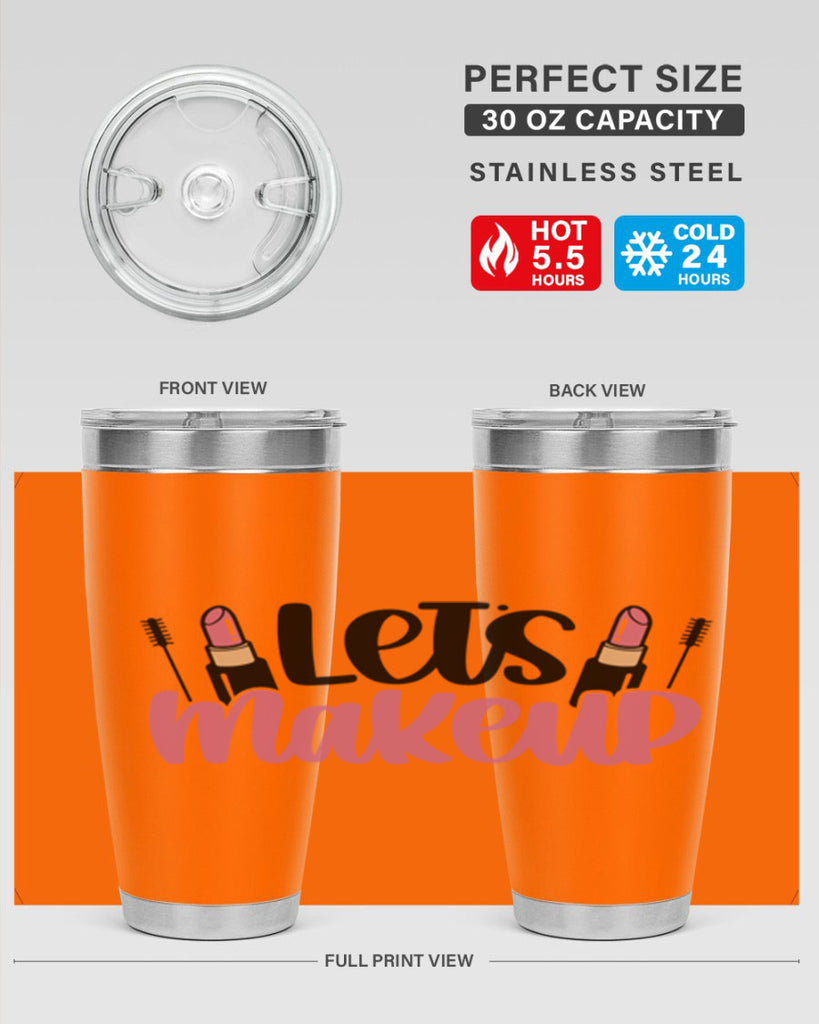 Let∩s Makeup Style 62#- make up- Tumbler
