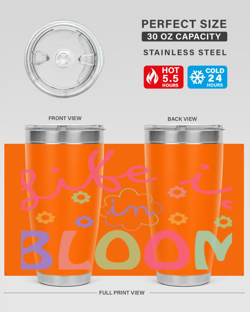 Life is in bloom299#- spring- Tumbler