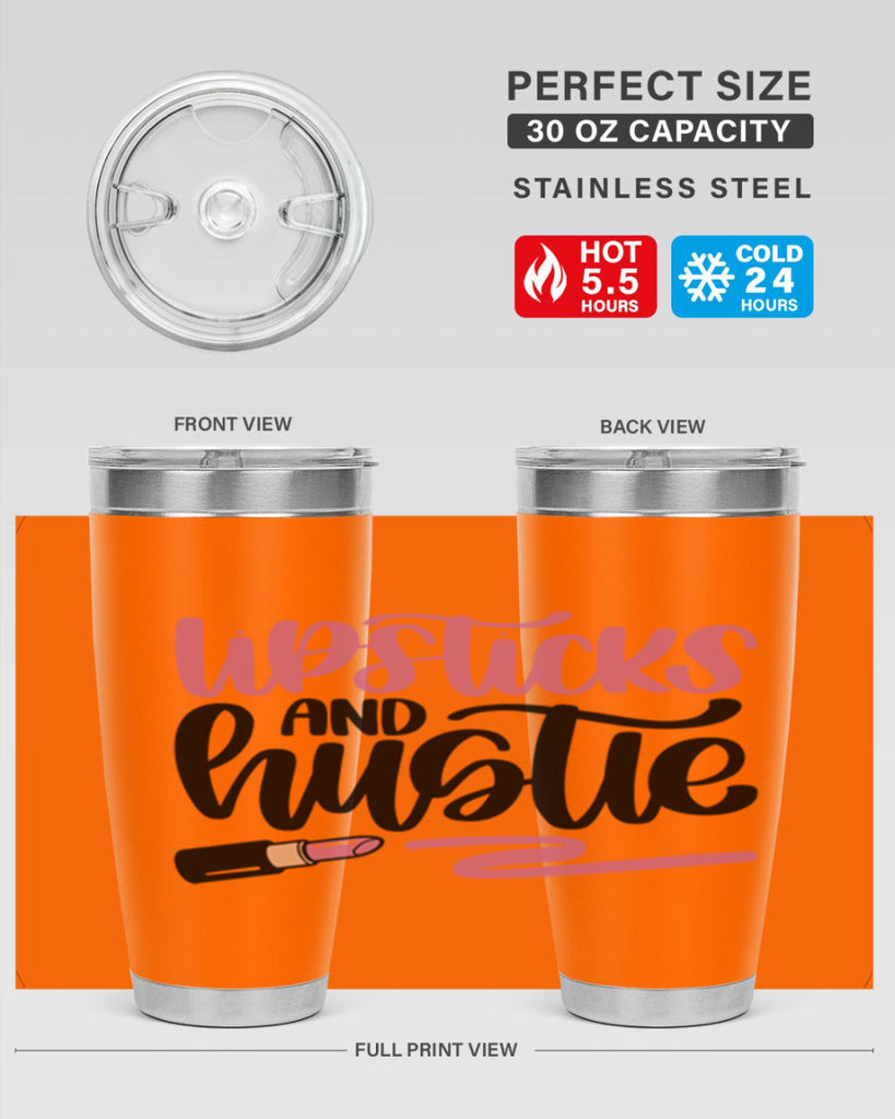 Lipstick And Hustie Style 58#- make up- Tumbler