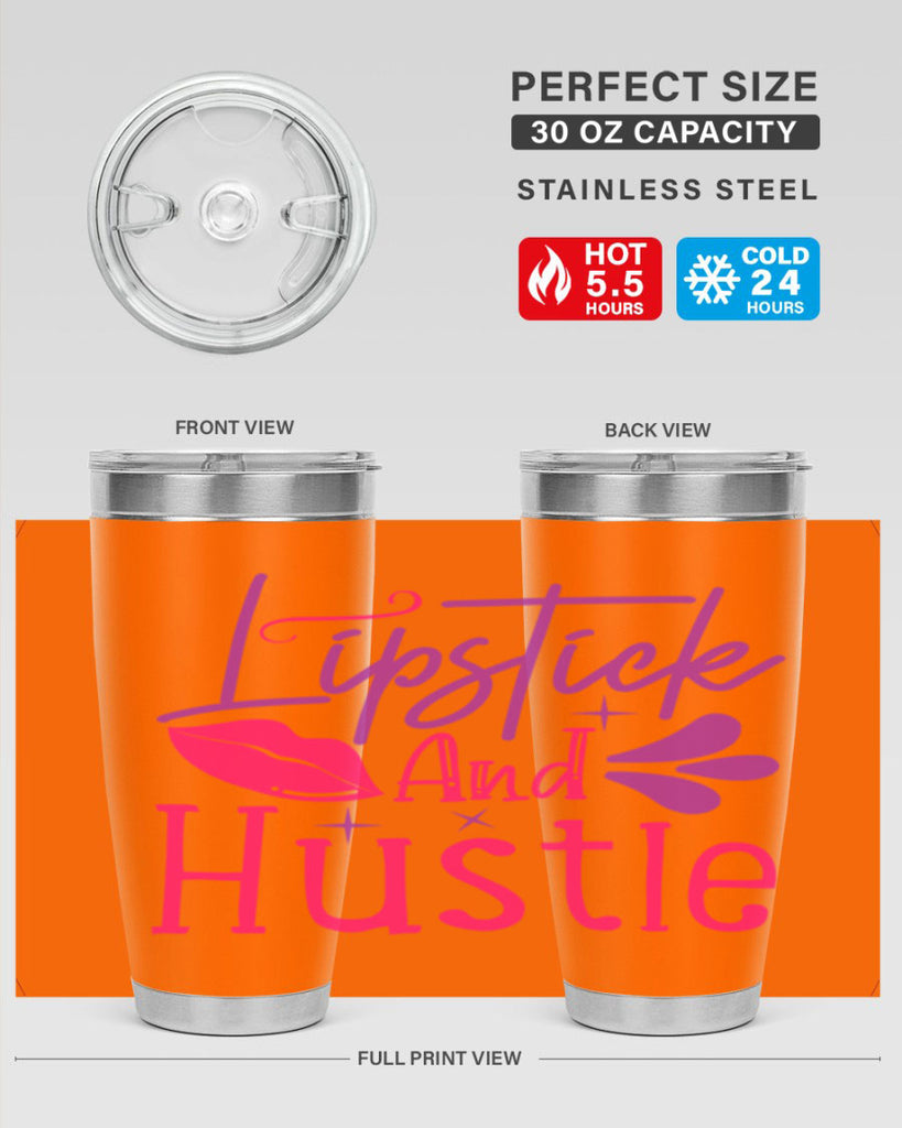 Lipstick And Hustle Style 229#- make up- Tumbler