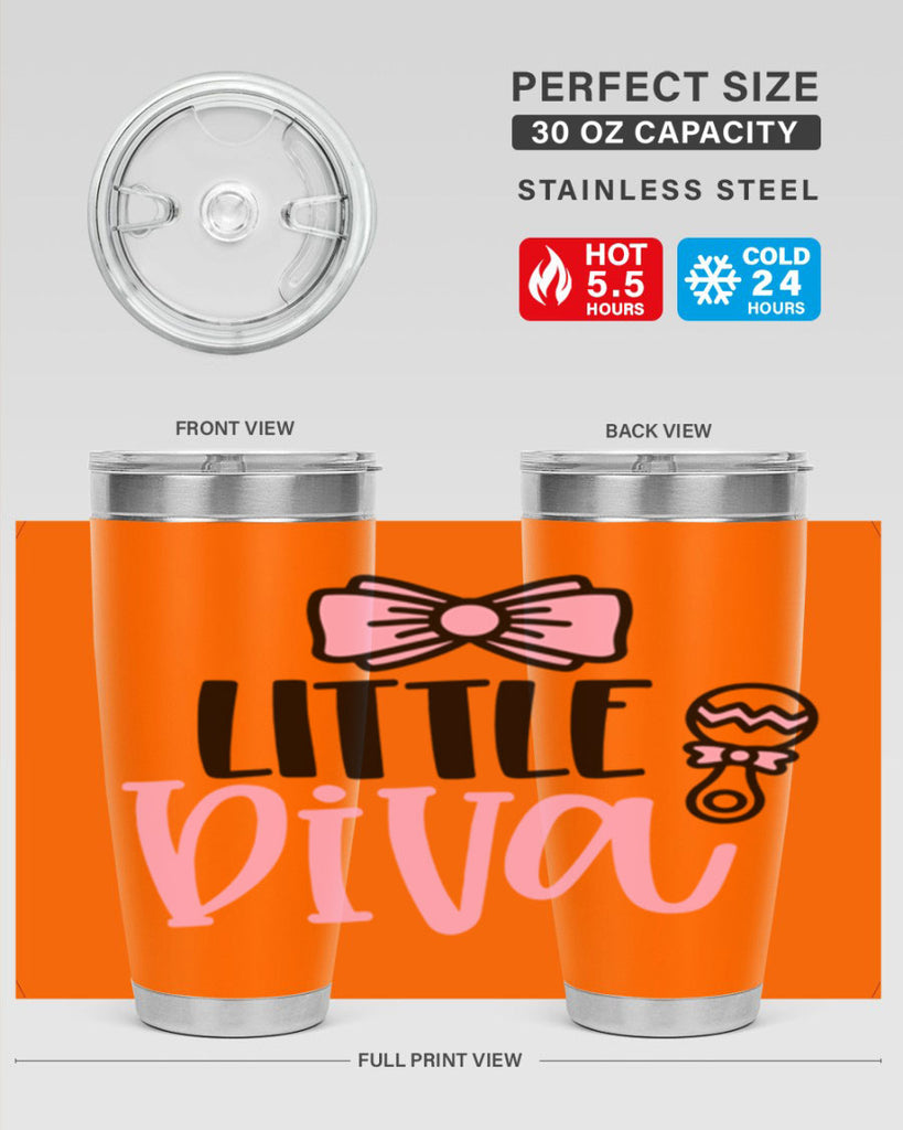 Little Diva Style 63#- baby- tumbler