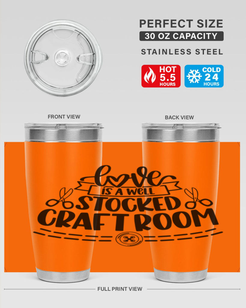 Love Is A Well Stocked 13#- crafting- Tumbler
