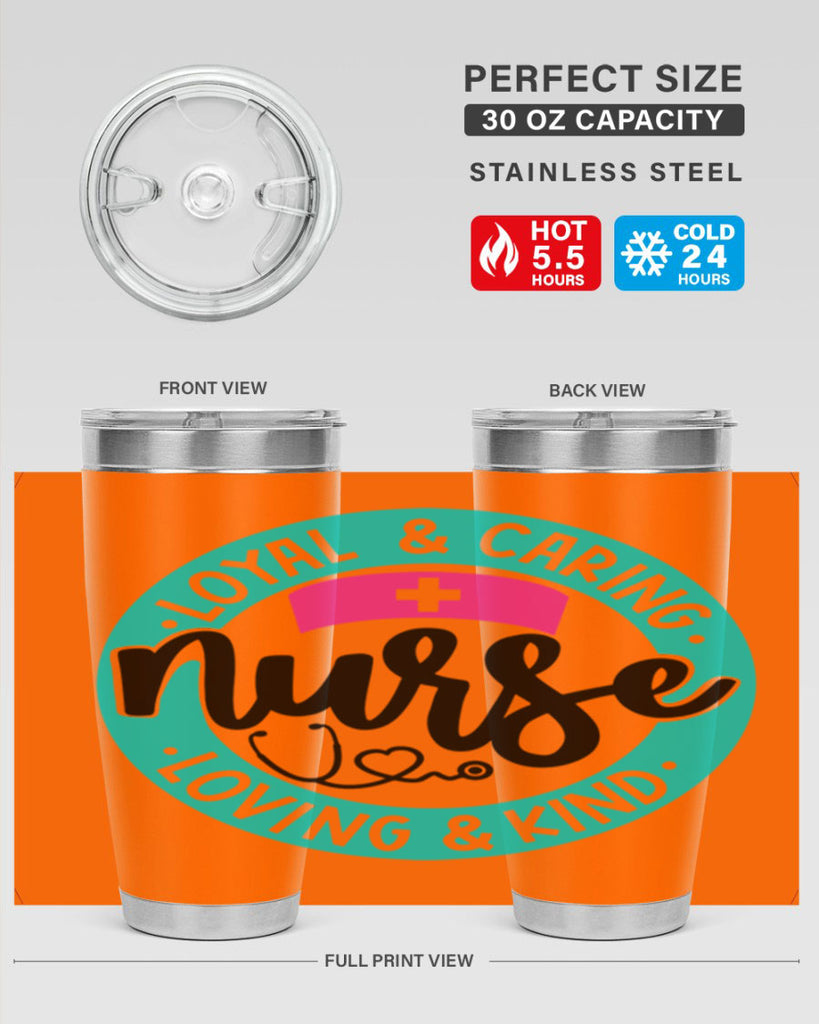 Loyal Caring Nurse Loving Kind Style Style 133#- nurse- tumbler