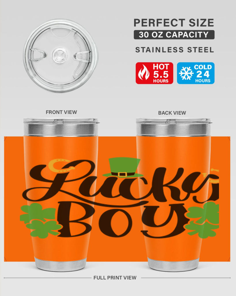 Lucky Boy Style 59#- St Patricks Day- Tumbler