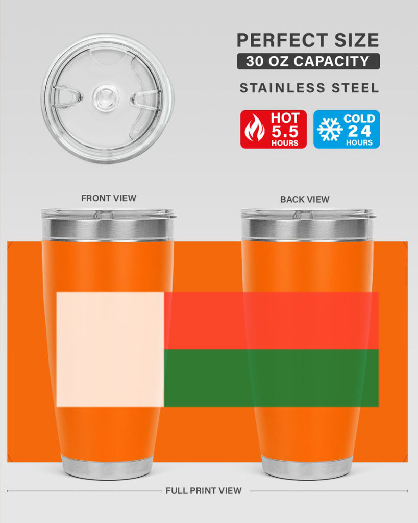 Madagascar 96#- world flags- Tumbler