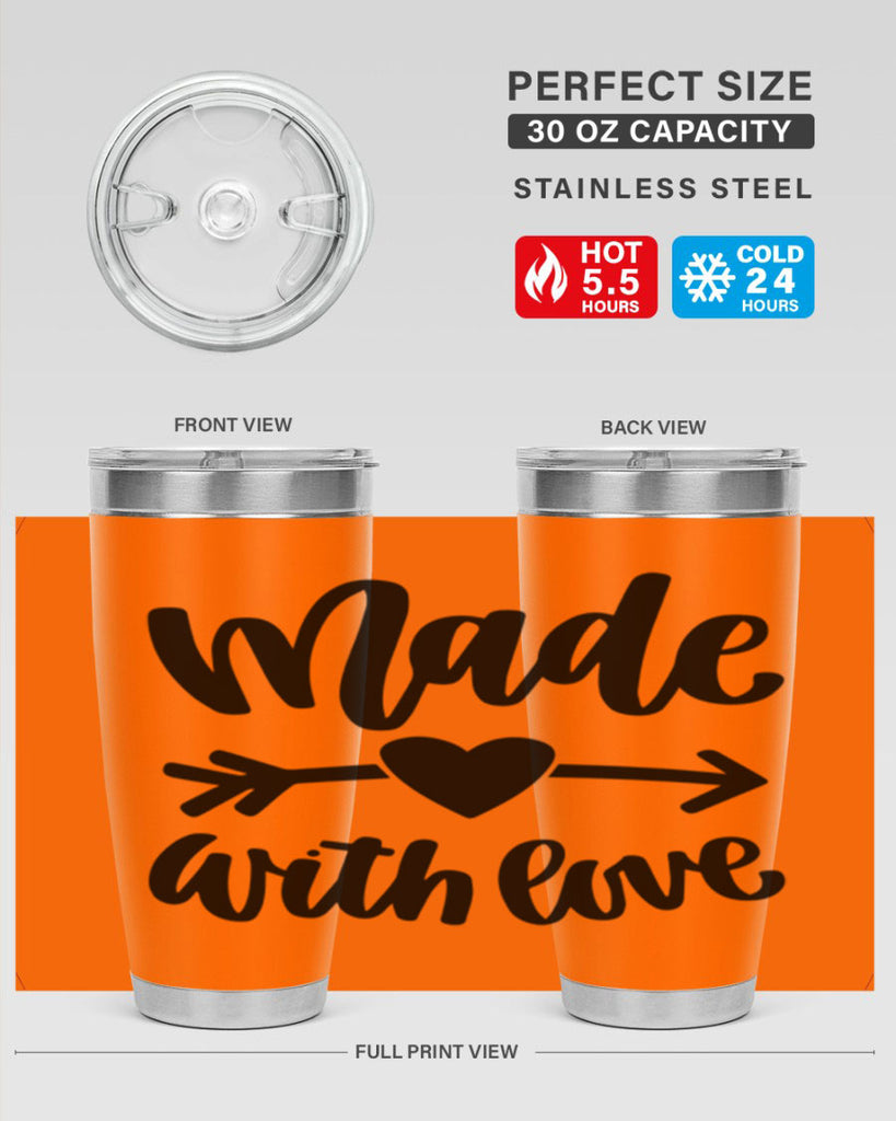 Made With Love Style 52#- baby- tumbler