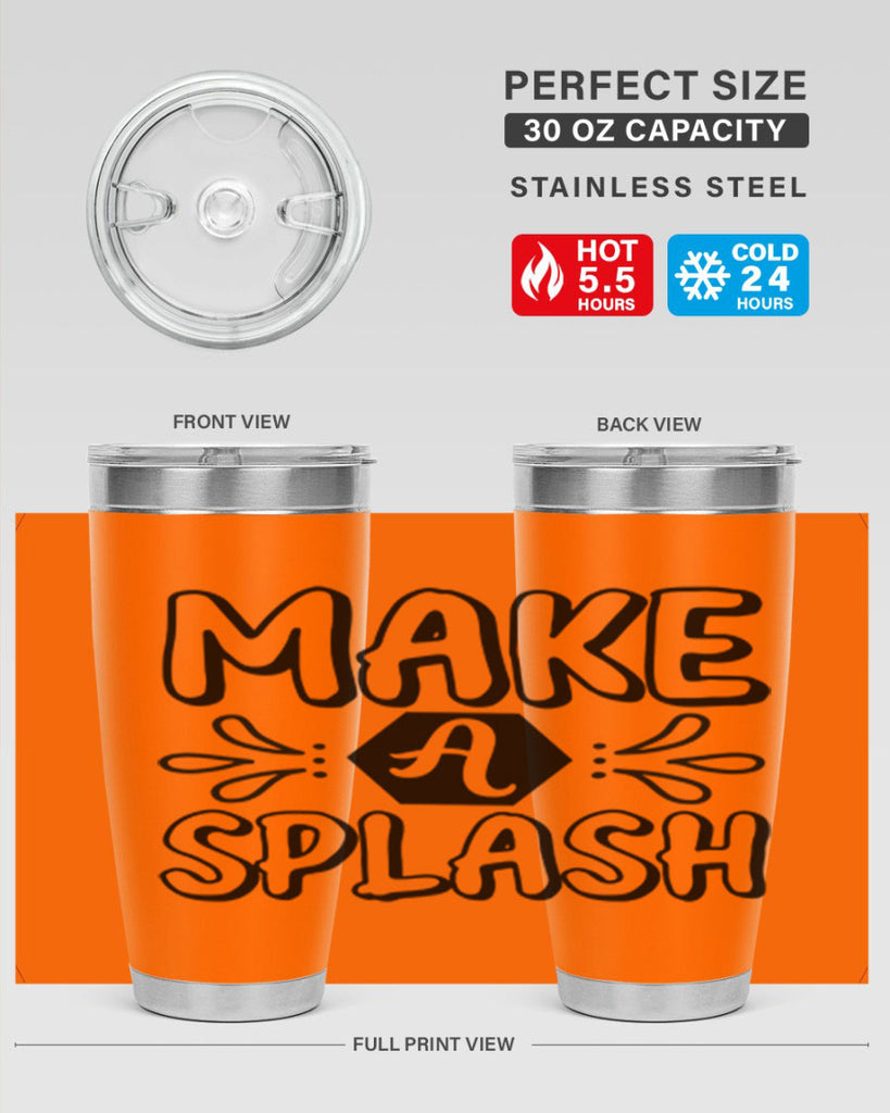 Make a splash 310#- mermaid- Tumbler