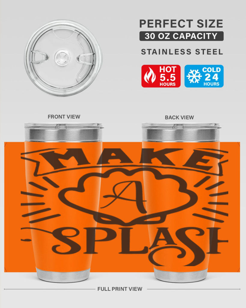 Make a splash 312#- mermaid- Tumbler