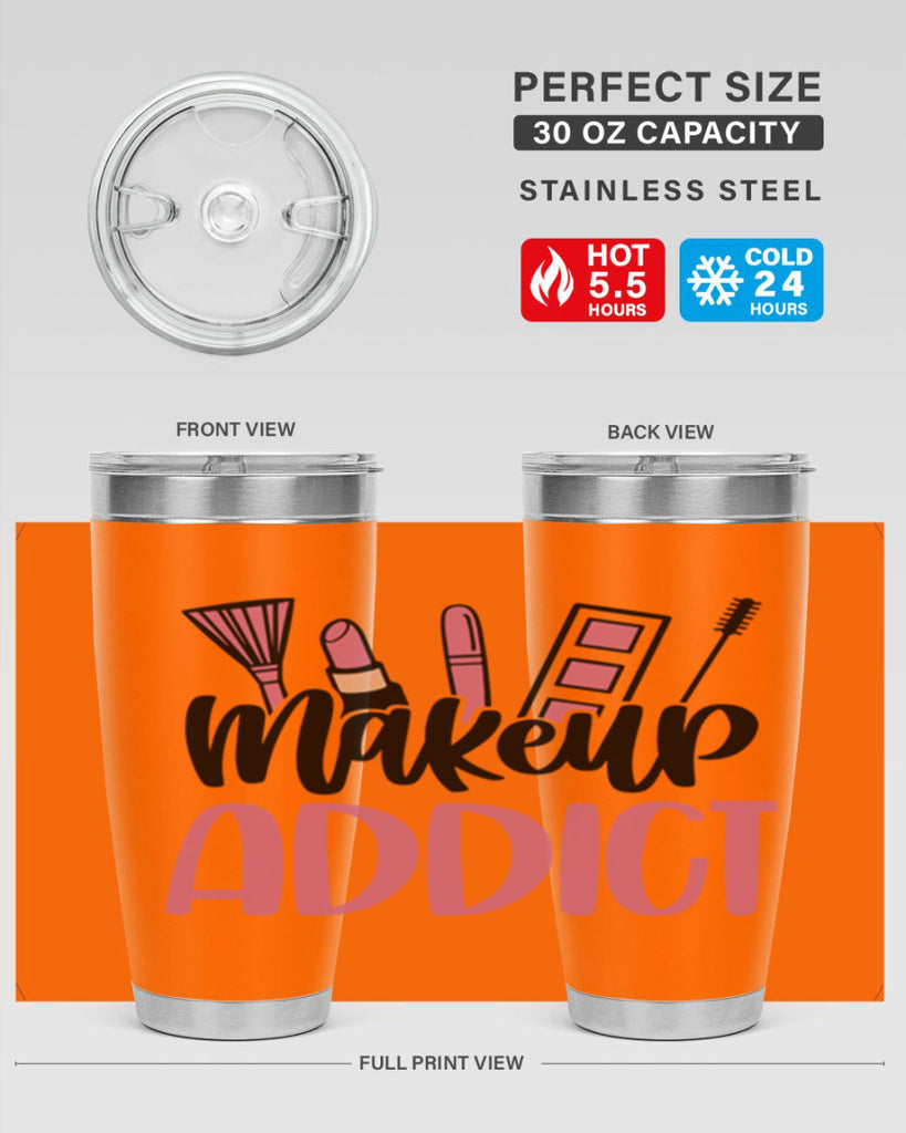 Makeup Addict Style 55#- make up- Tumbler
