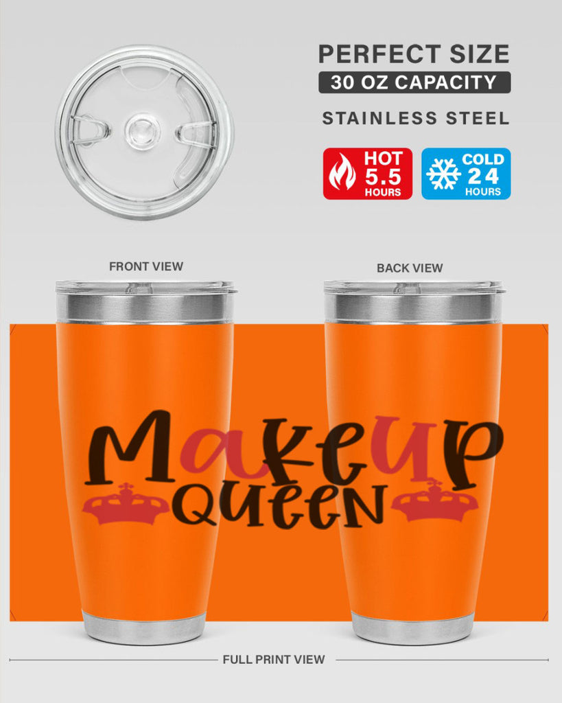 Makeup Queen design Style 223#- make up- Tumbler