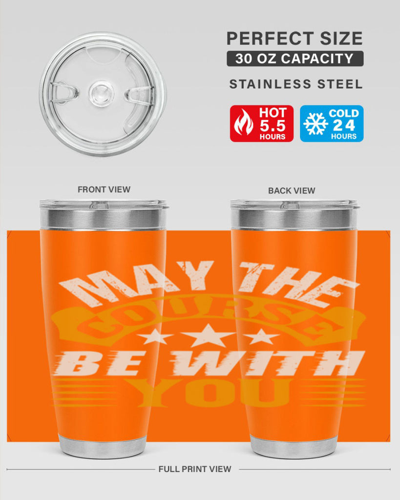 May the course be with you 43#- farming and gardening- Tumbler